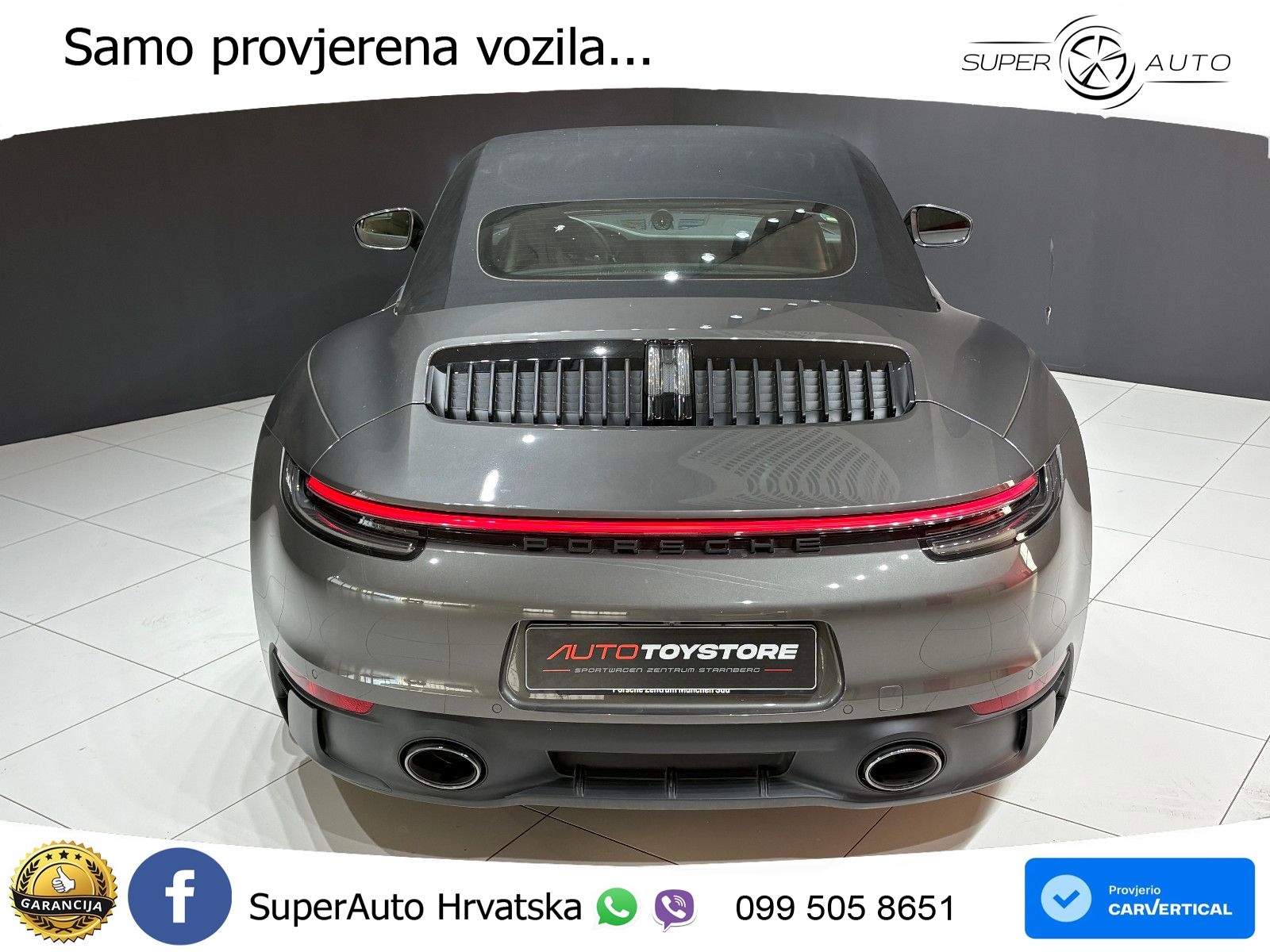Porsche 911 Carrera 4 GTS Cabriolet 3.0 (480 KS) PDK LED+GR SJED+ACC
