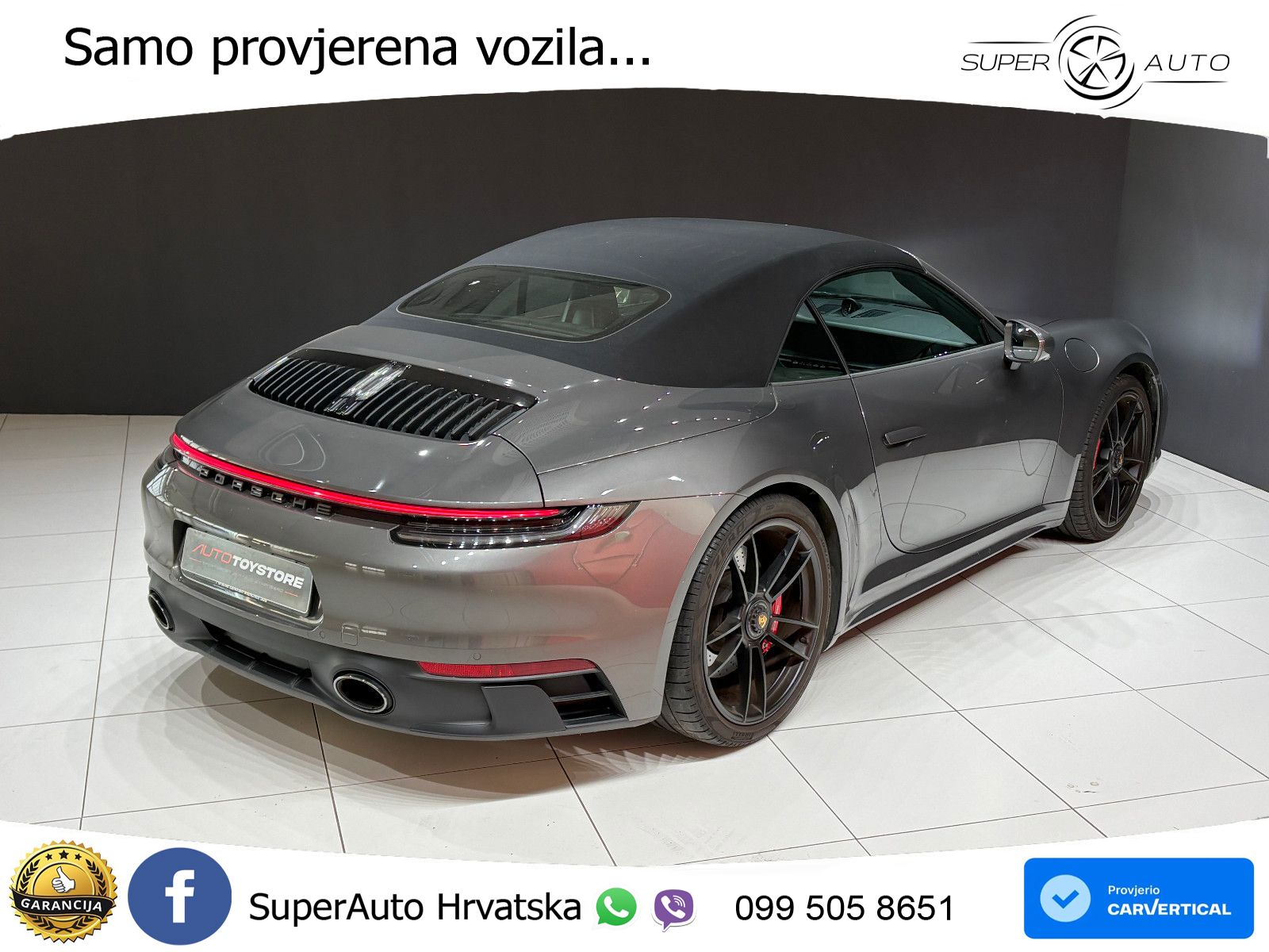 Porsche 911 Carrera 4 GTS Cabriolet 3.0 (480 KS) PDK LED+GR SJED+ACC