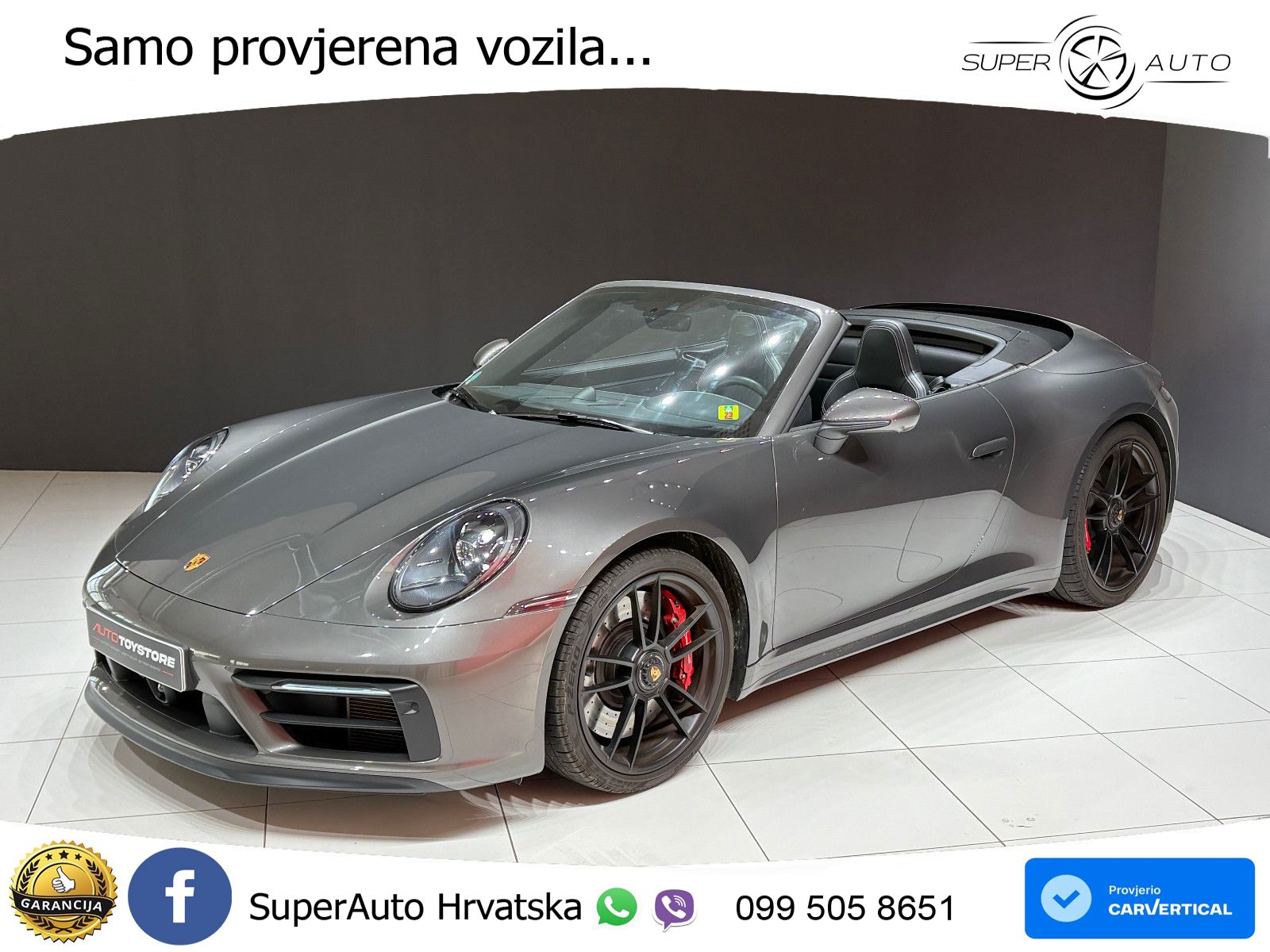 Porsche 911 Carrera 4 GTS Cabriolet 3.0 (480 KS) PDK LED+GR SJED+ACC