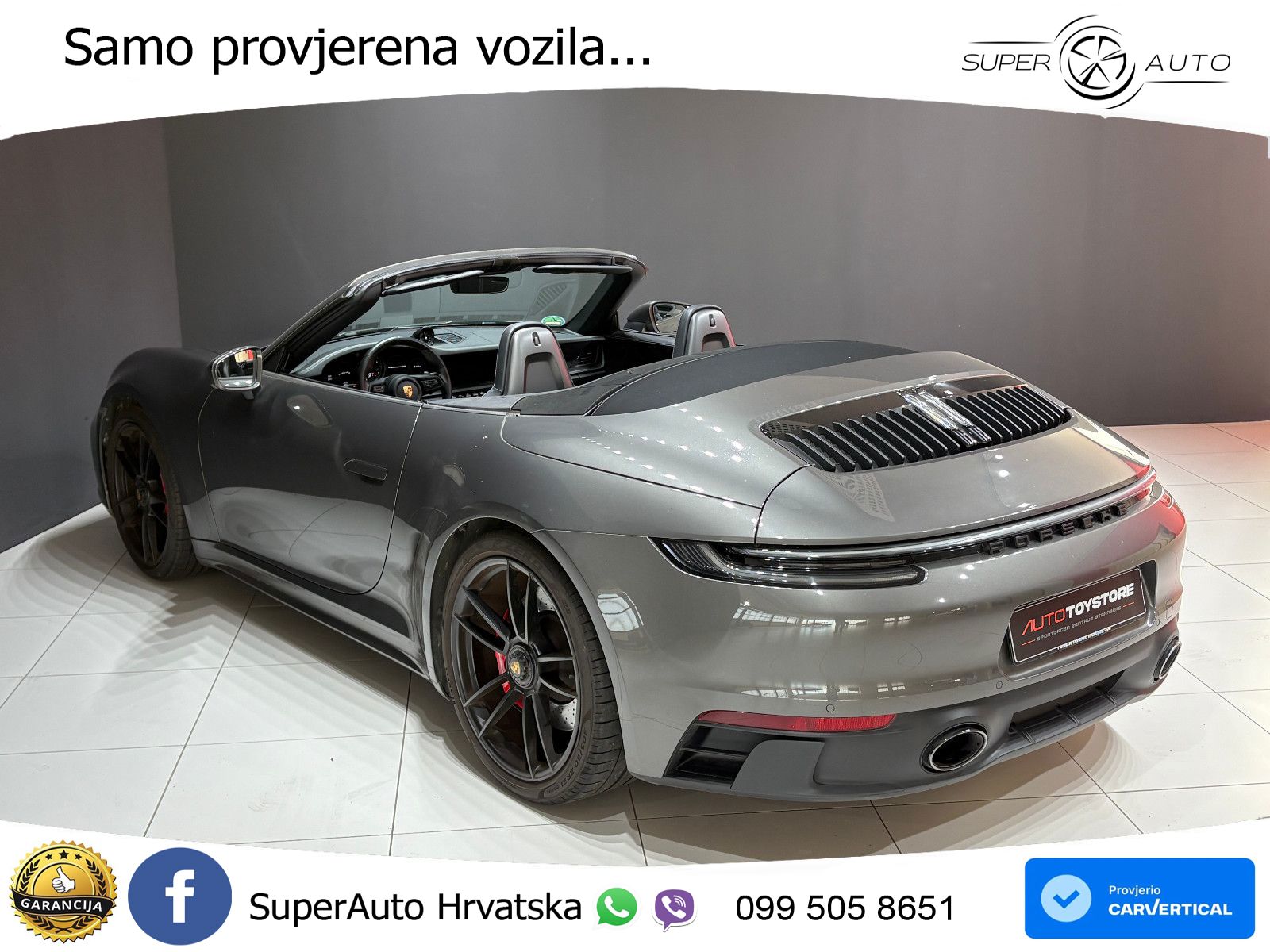Porsche 911 Carrera 4 GTS Cabriolet 3.0 (480 KS) PDK LED+GR SJED+ACC