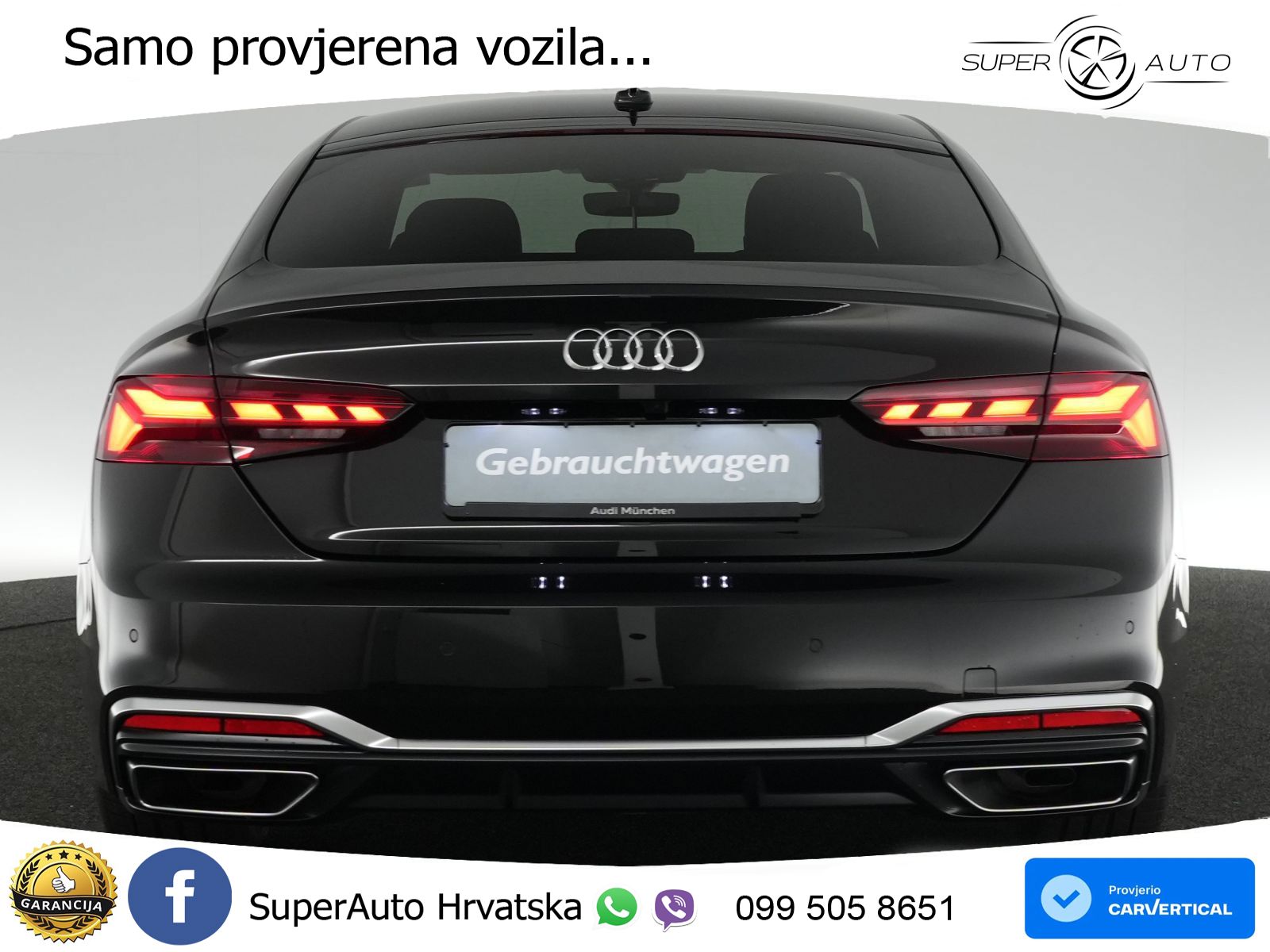 Audi A5 Sportback  40 TFSI (204 KS) S tronic S line MATRIX+GR SJED+KAM