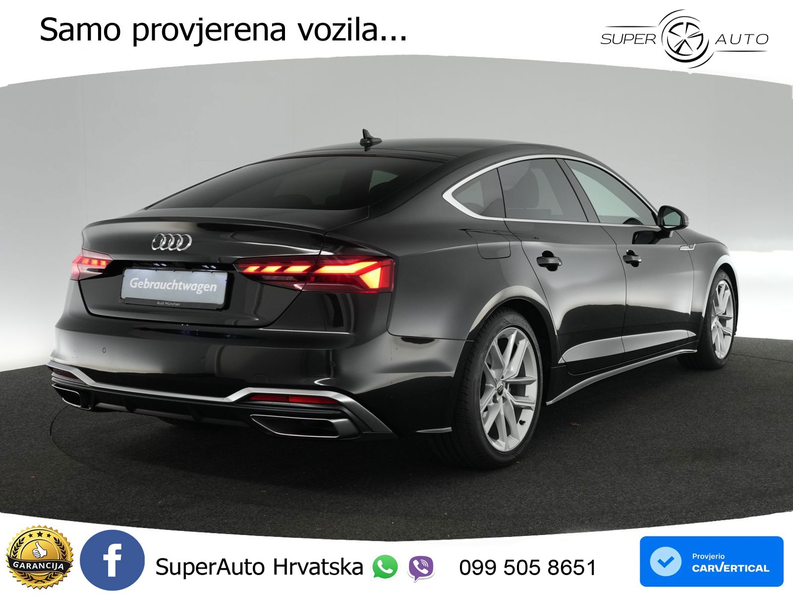 Audi A5 Sportback  40 TFSI (204 KS) S tronic S line MATRIX+GR SJED+KAM