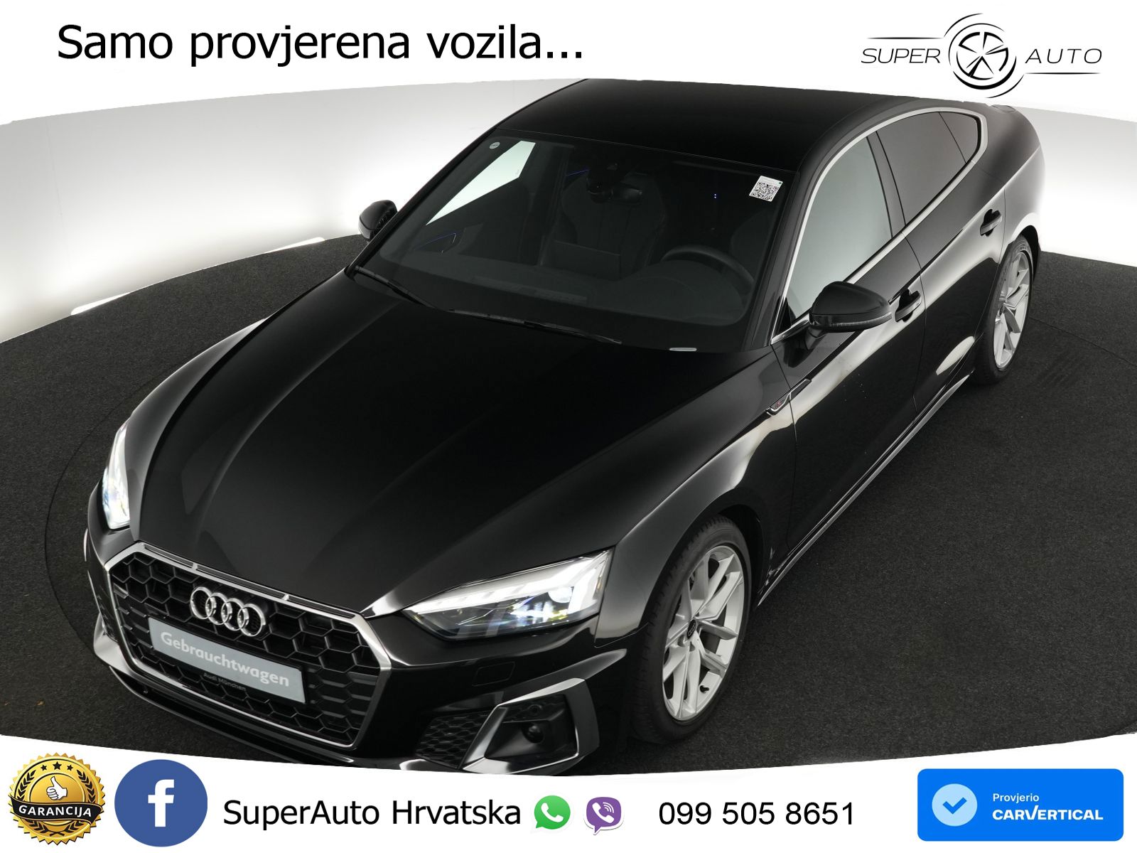 Audi A5 Sportback  40 TFSI (204 KS) S tronic S line MATRIX+GR SJED+KAM