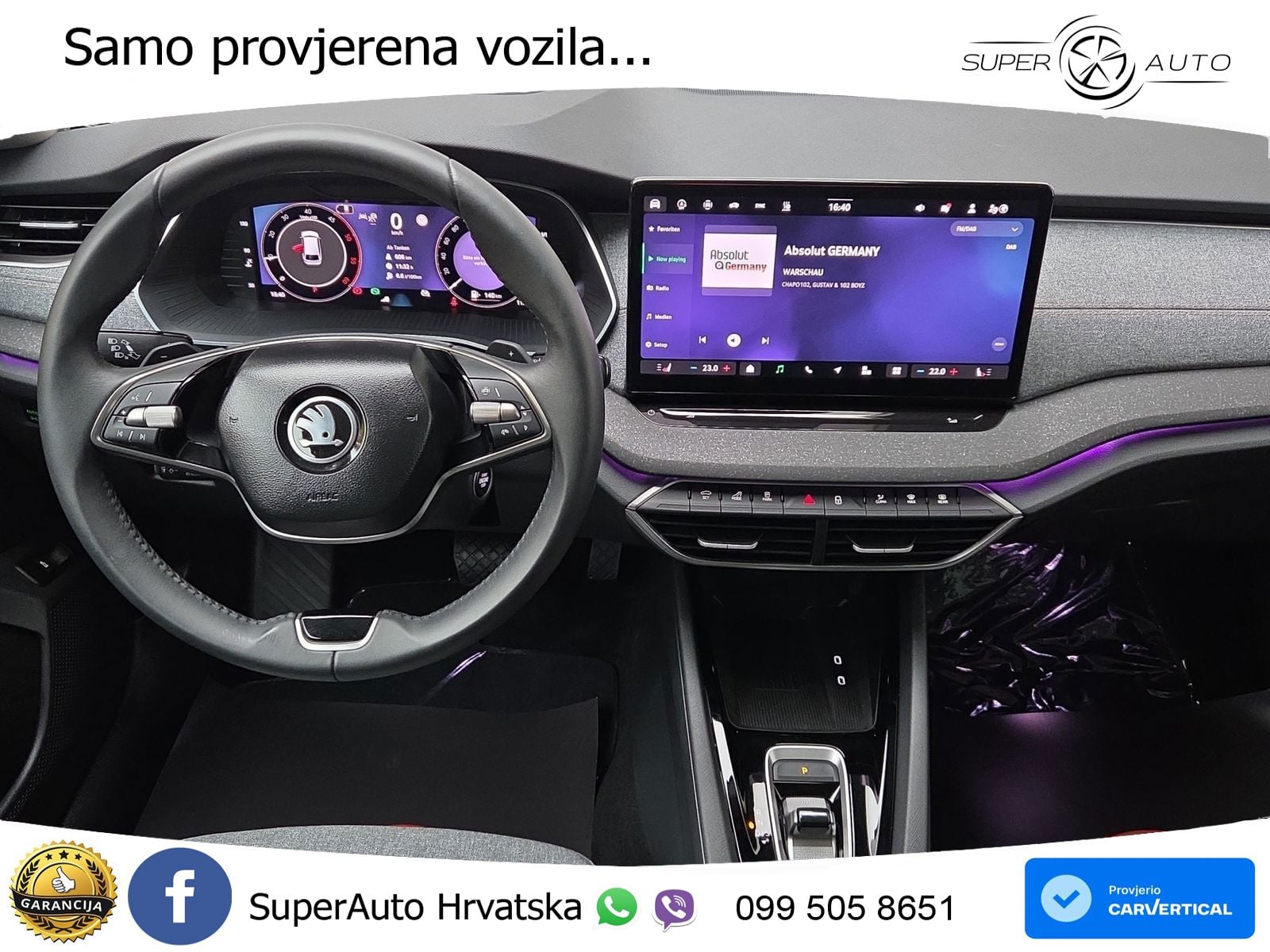 Škoda Octavia Combi 2.0 TDI (150 KS) DSG Selection MATRIX+GR SJED+KAM