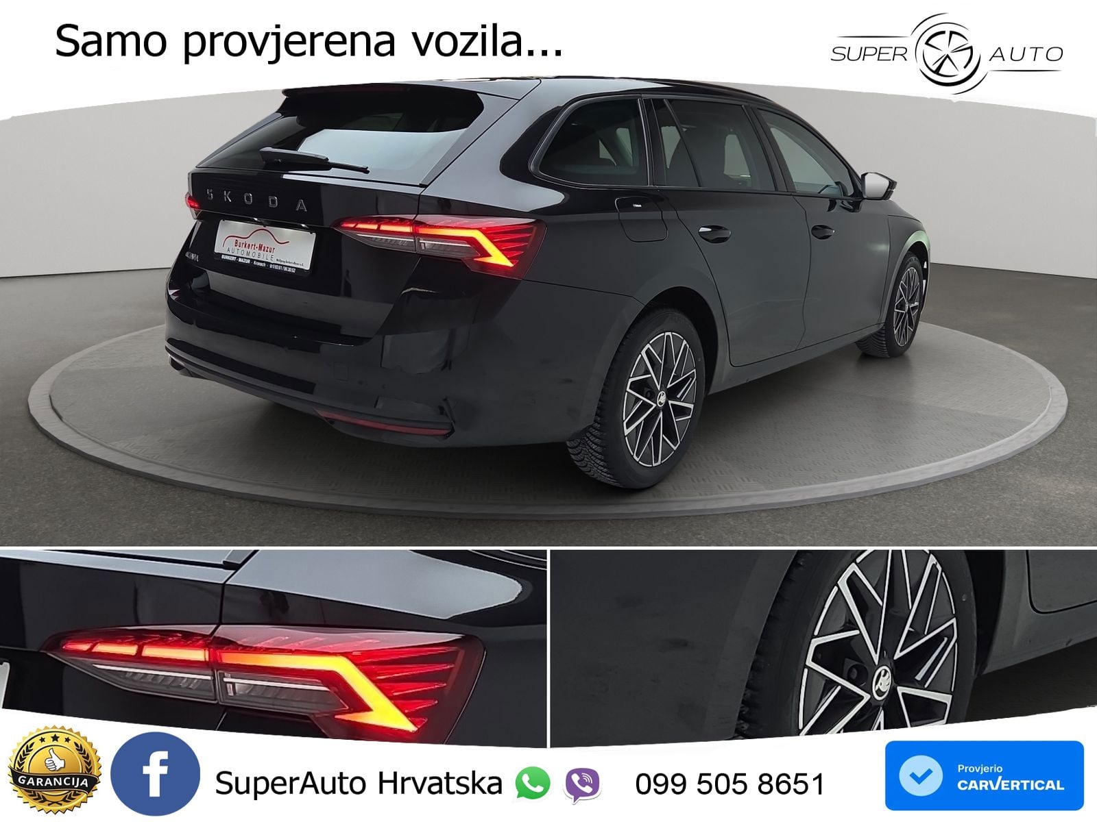 Škoda Octavia Combi 2.0 TDI (150 KS) DSG Selection MATRIX+GR SJED+KAM