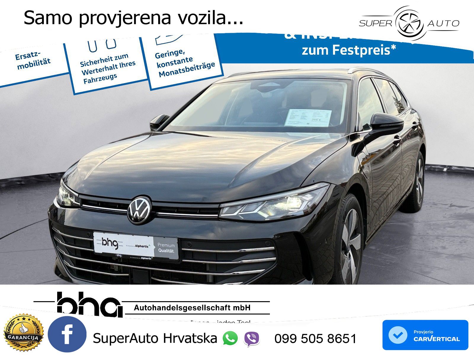 Volkswagen Passat Variant 1.5 TSI (204 KS) eHybrid DSG Business LED+GR SJED+ACC