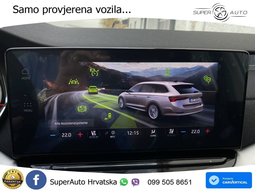 Škoda Octavia Combi 2.0 TDI (150 KS) DSG LED+GR SJED+ACC