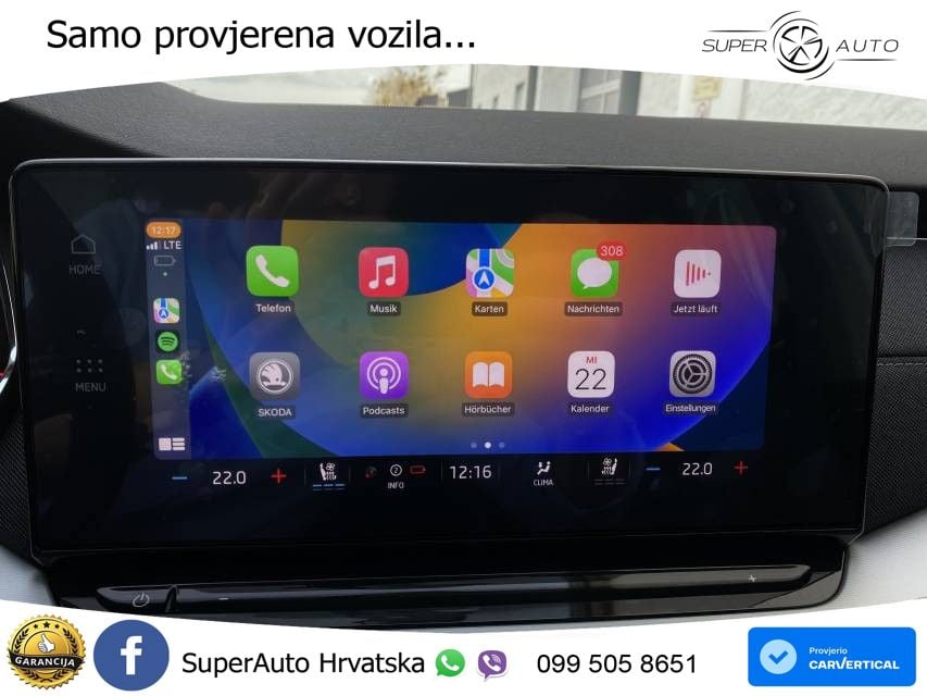 Škoda Octavia Combi 2.0 TDI (150 KS) DSG LED+GR SJED+ACC