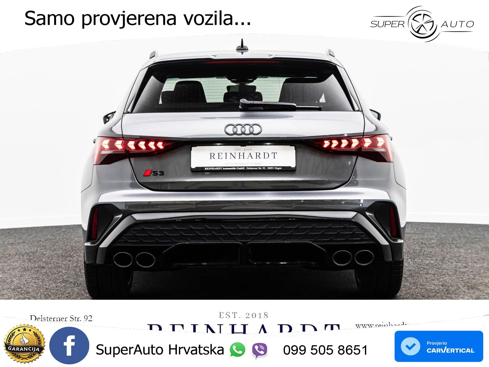 Audi S3 2.0 TFSI (333 KS) quattro S tronic LED+GR SJED+ACC