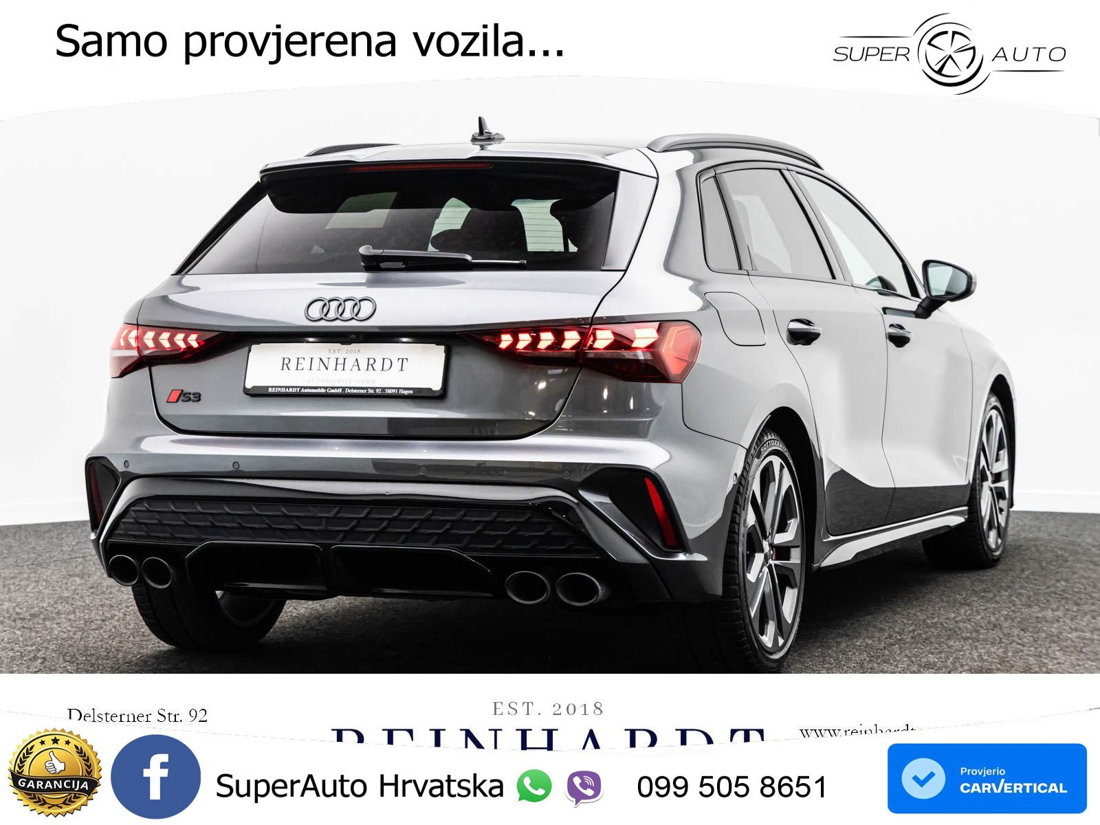 Audi S3 2.0 TFSI (333 KS) quattro S tronic LED+GR SJED+ACC