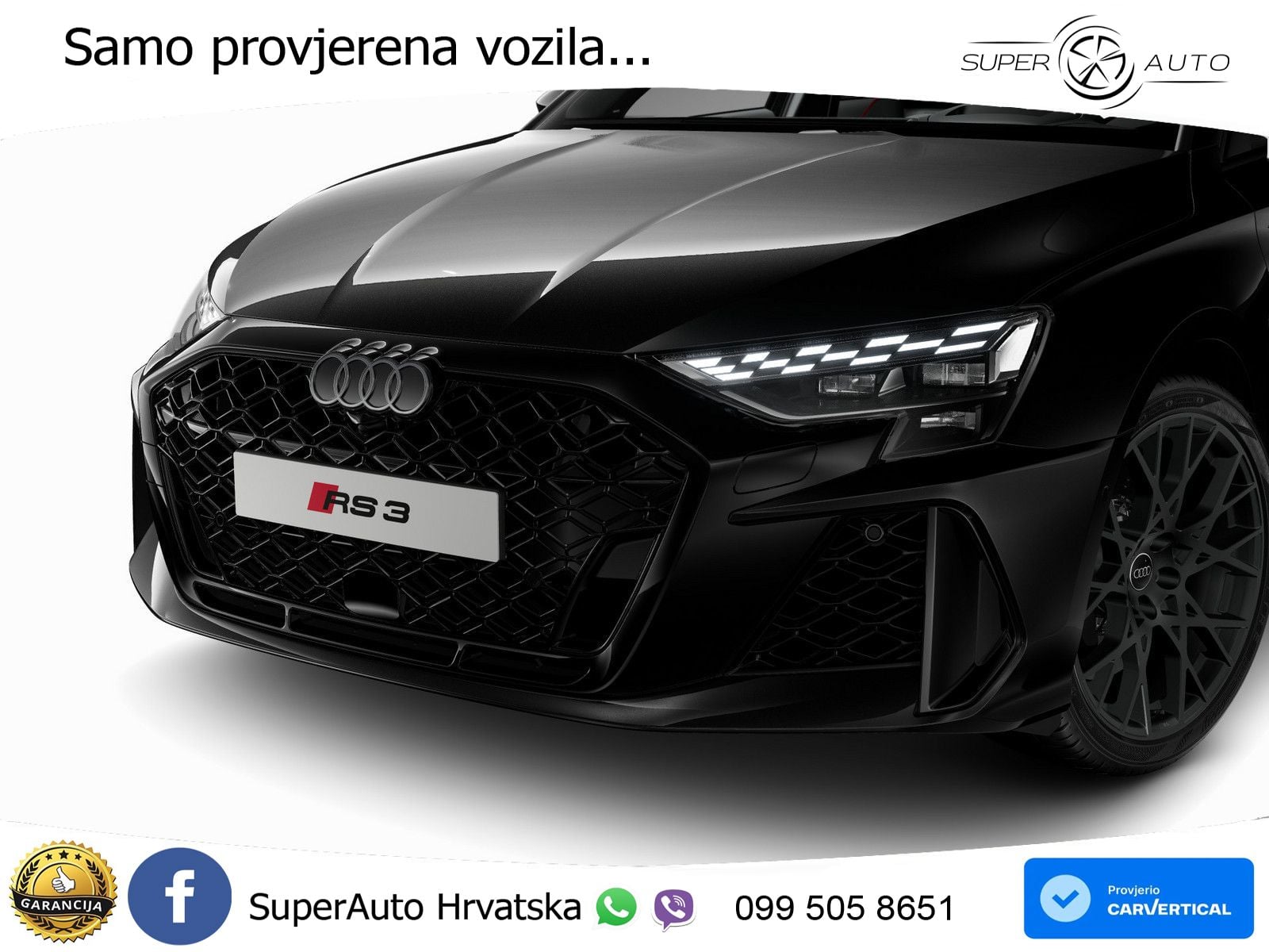 Audi RS3 Sedan 2.5 TFSI (400 KS) quattro S tronic MATRIX+GR SJED+KAM