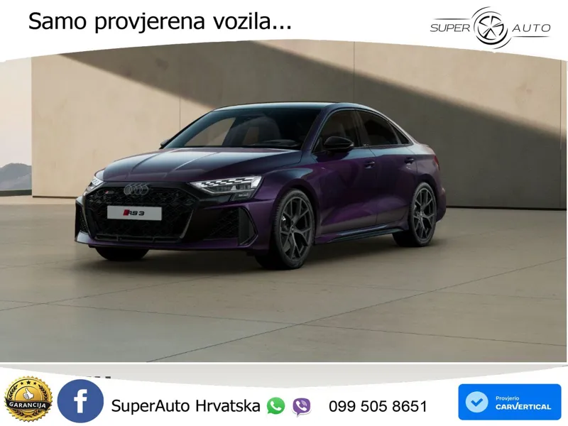 Audi RS3 Sedan 2.5 TFSI (400 KS) quattro S tronic LED+GR SJED+ACC