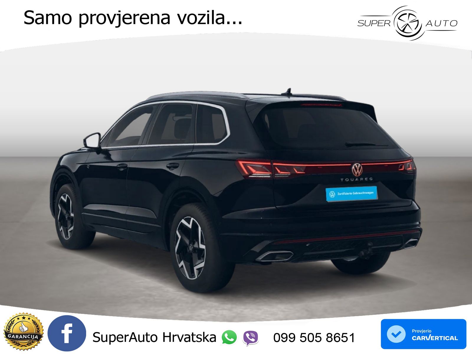 Volkswagen Touareg 3.0 V6 TDI (231 KS) 4MOTION Tiptronic R-Line ZRAČNI+ACC+4xGR SJED+KAM