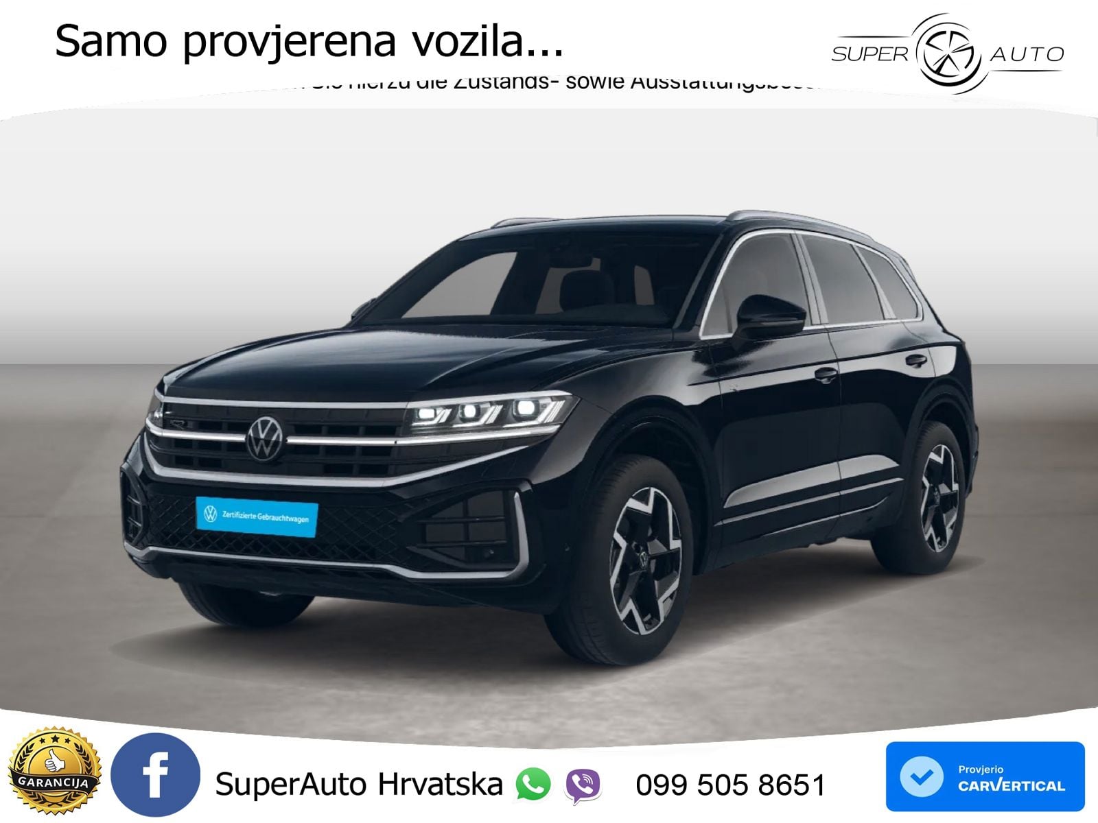 Volkswagen Touareg 3.0 V6 TDI (231 KS) 4MOTION Tiptronic R-Line ZRAČNI+ACC+4xGR SJED+KAM