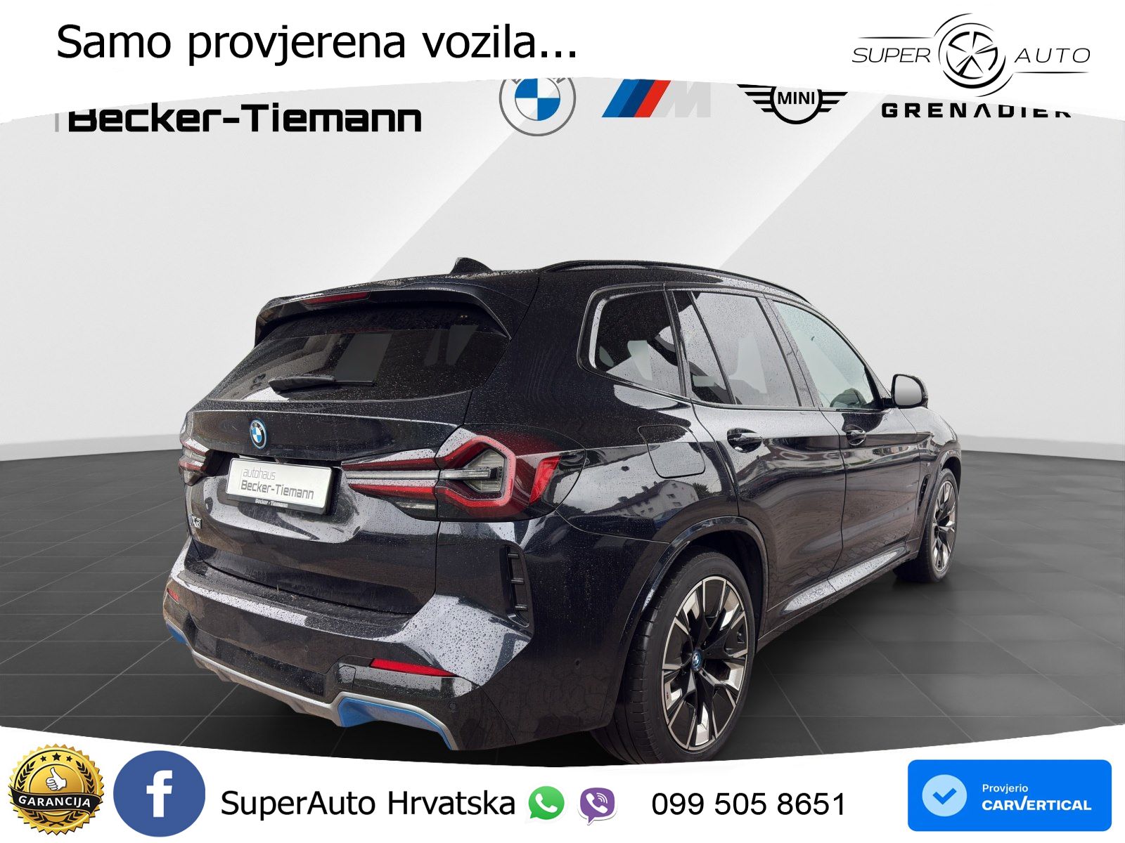 BMW iX3 80 kWh (286 KS) M Sport ACC+HEAD+GR SJED+360+PANO