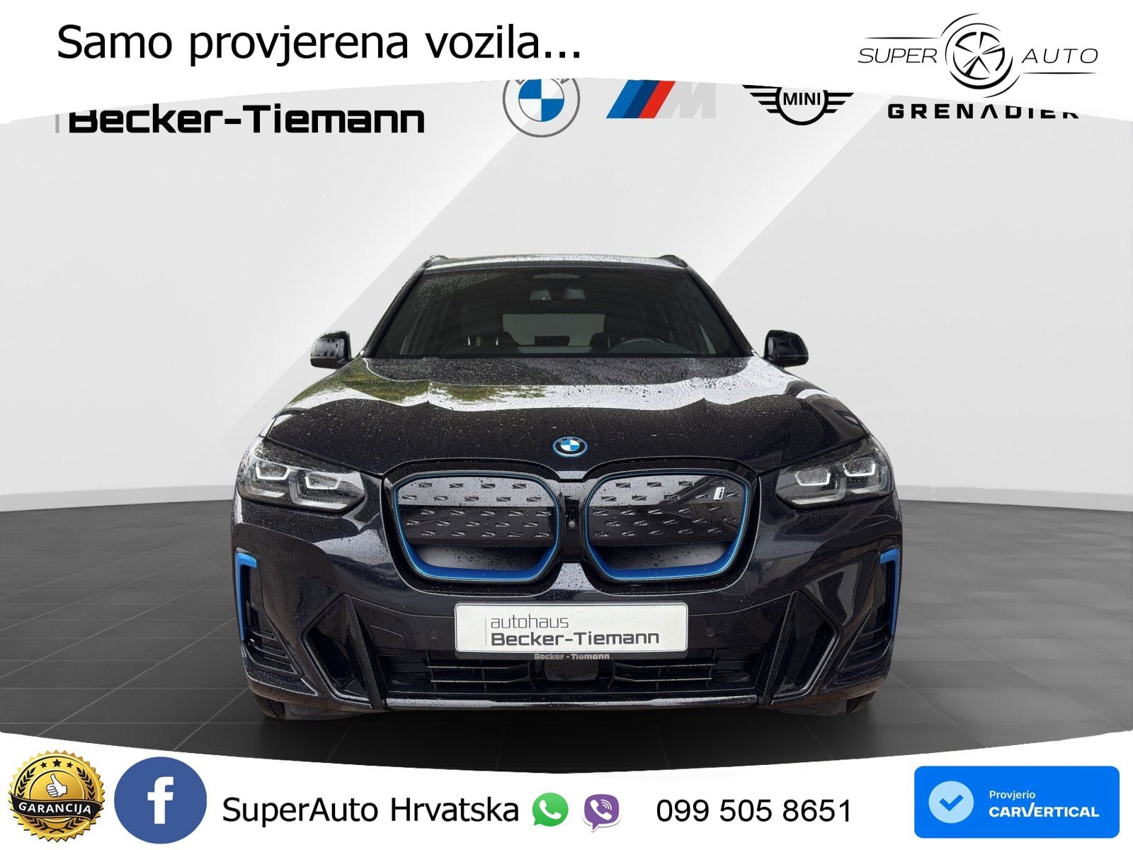 BMW iX3 80 kWh (286 KS) M Sport ACC+HEAD+GR SJED+360+PANO