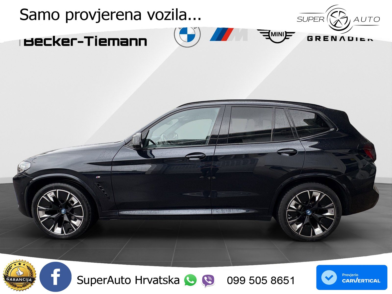 BMW iX3 80 kWh (286 KS) M Sport ACC+HEAD+GR SJED+360+PANO