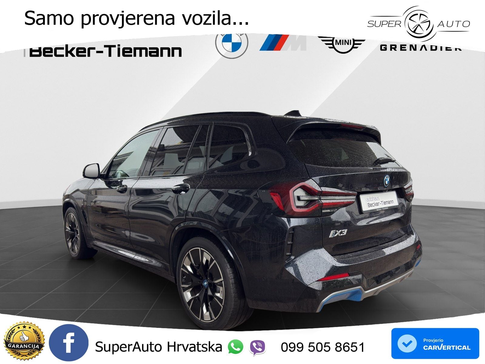 BMW iX3 80 kWh (286 KS) M Sport ACC+HEAD+GR SJED+360+PANO