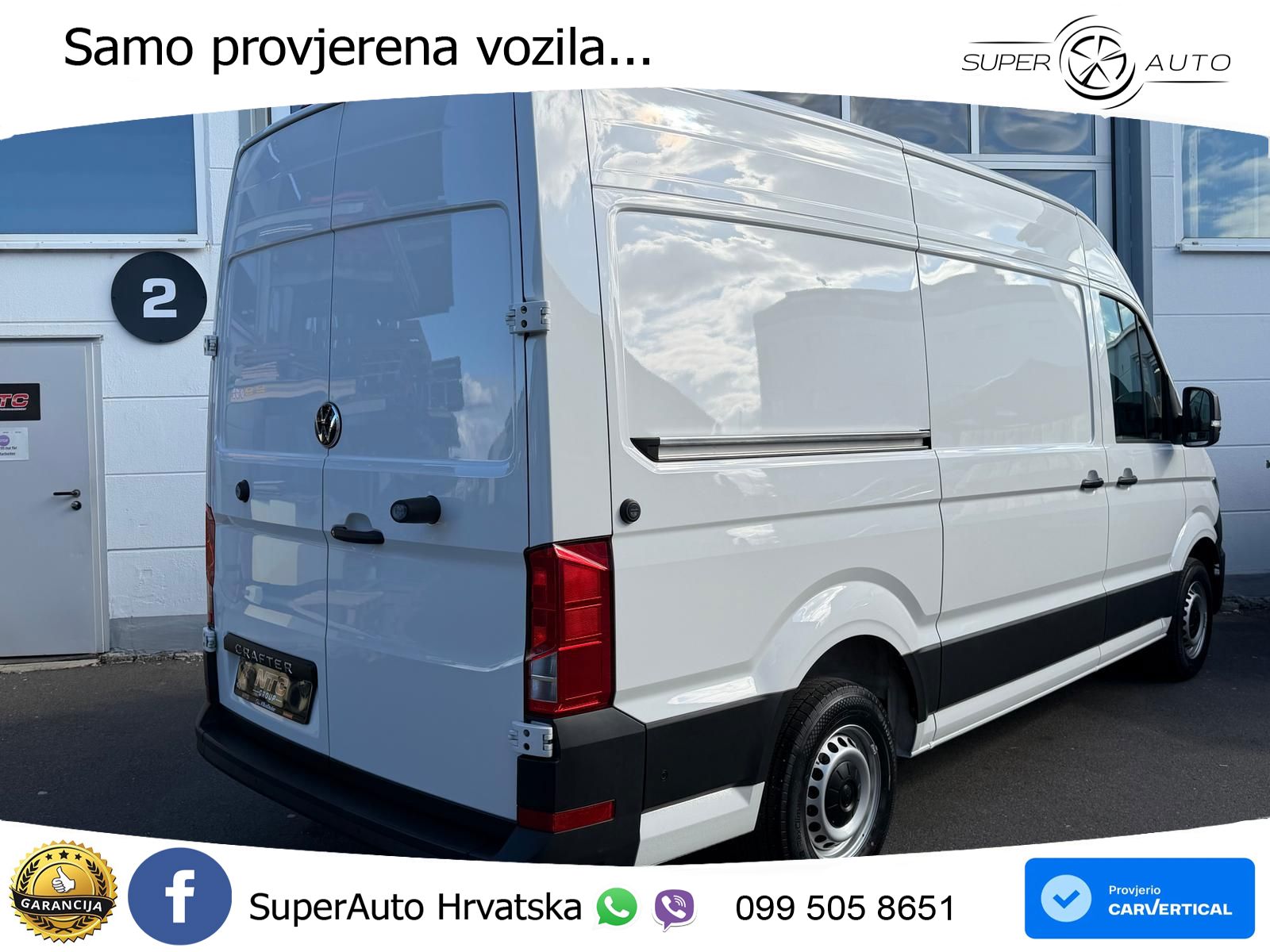 Volkswagen Crafter 35 L2H2 Kasten TDI 177PS*ohne Schäden* 177 KS