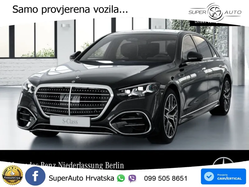 Mercedes S 450d (367 KS) EQ Boost 4MATIC 9G-TRONIC AMG ACC+HEAD+4xGR SJED+360+PANO
