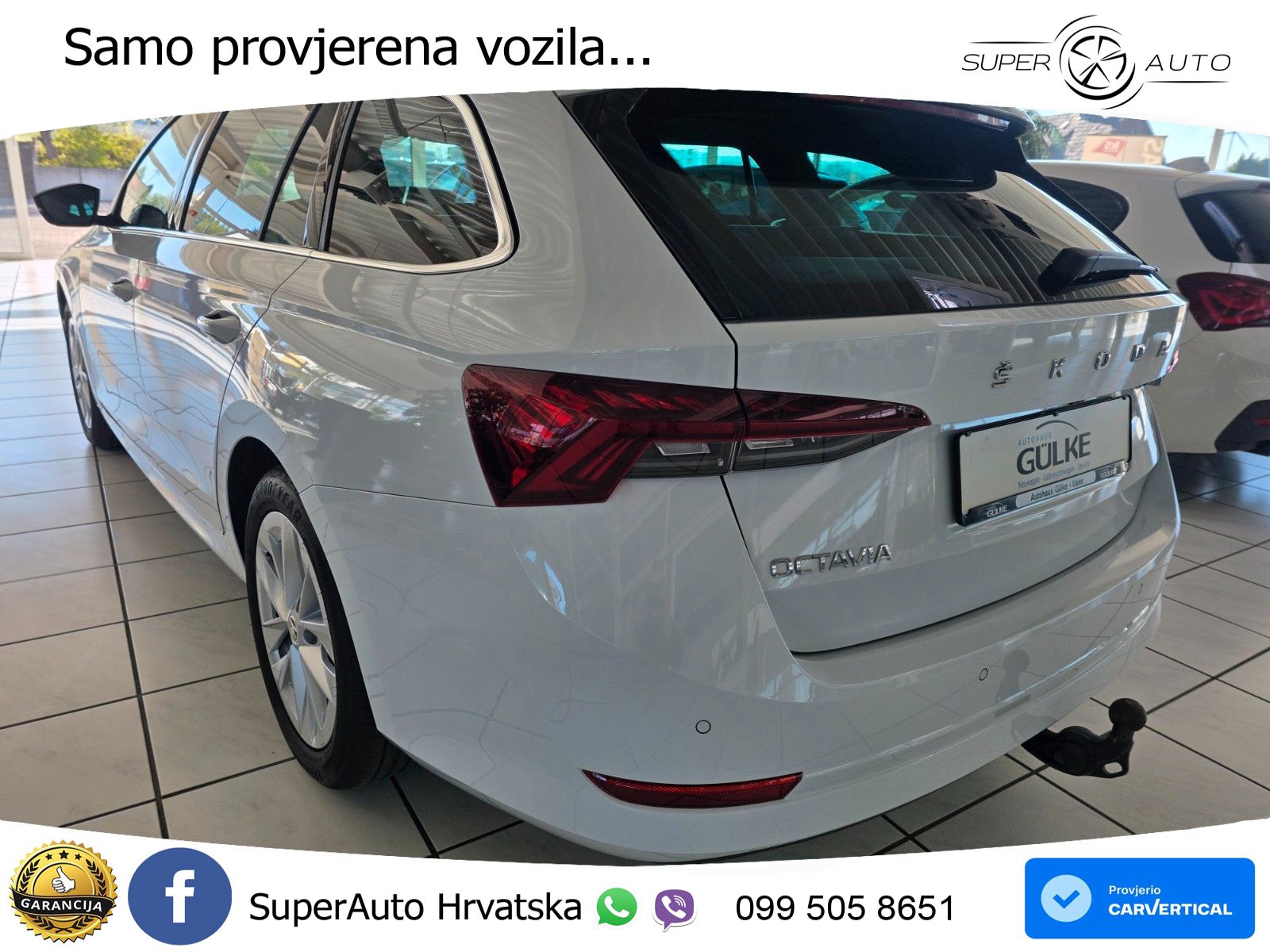 Škoda Octavia Combi 2.0 TDI (150 KS) DSG LED+GR SJED+ACC