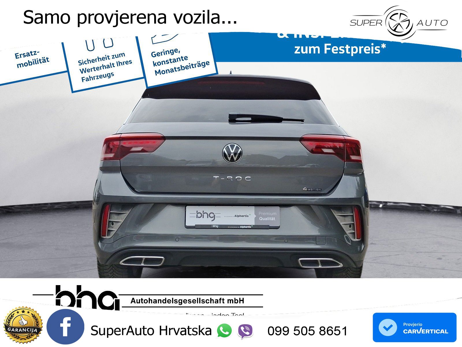Volkswagen T-Roc I 2.0 TSI (190 KS) 4M DSG LED+GR SJED+ACC