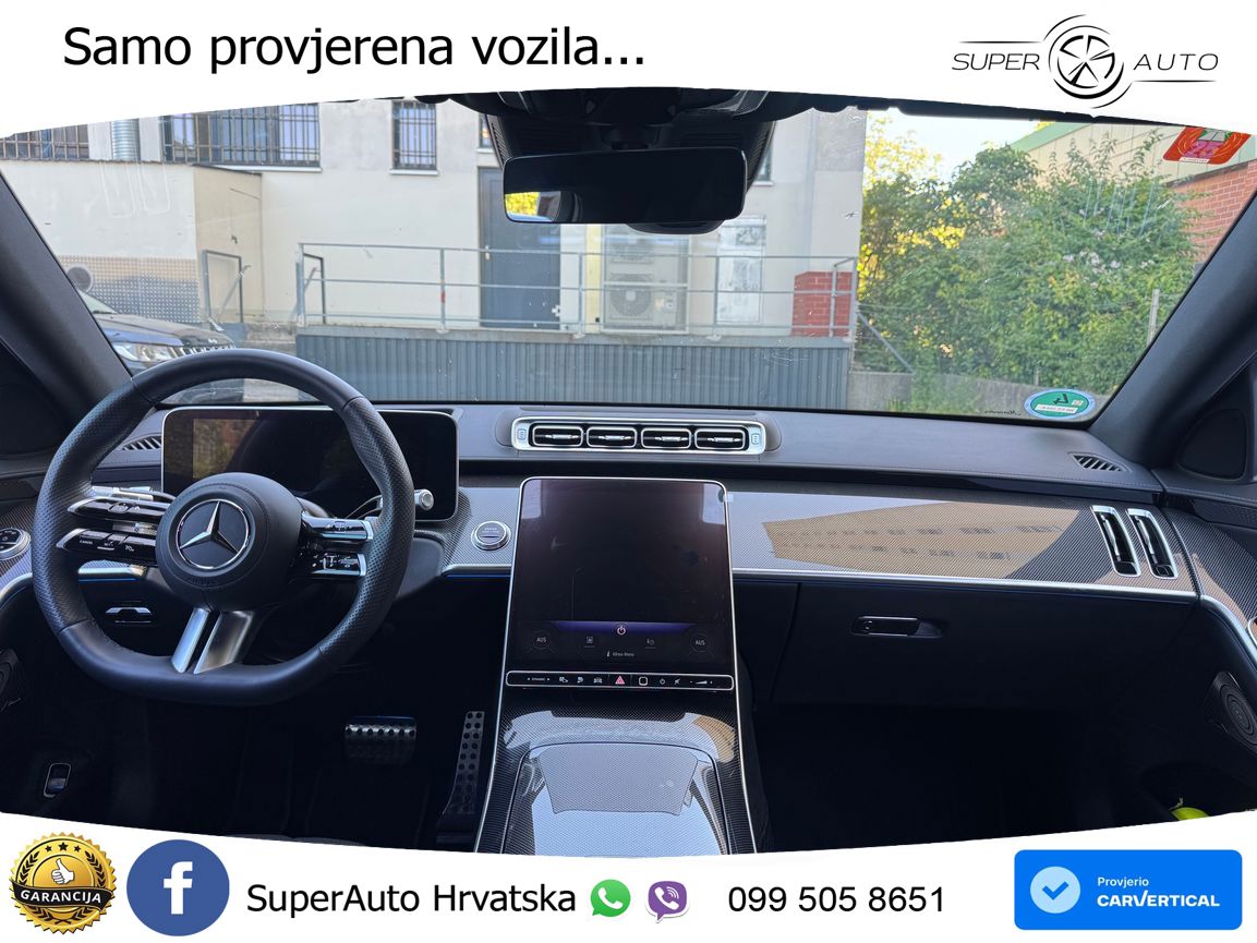 Mercedes S 450e (408 KS) 9G-TRONIC AMG ZRAČNI+ACC+4xGR SJED+360