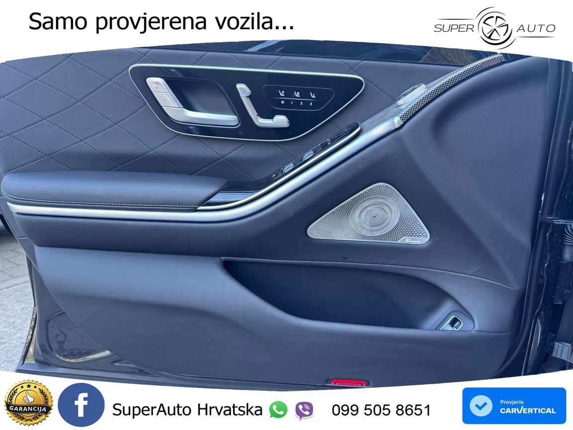 Mercedes S 450e (408 KS) 9G-TRONIC AMG ZRAČNI+ACC+4xGR SJED+360