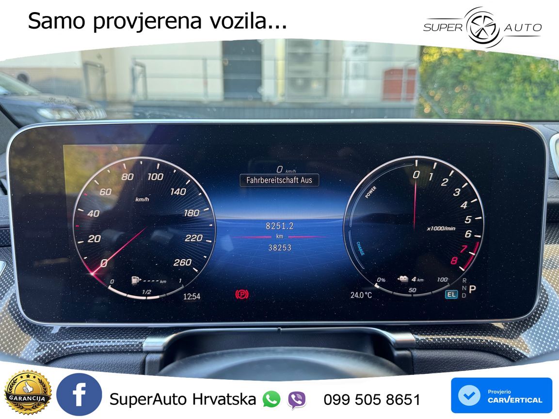 Mercedes S 450e (408 KS) 9G-TRONIC AMG ZRAČNI+ACC+4xGR SJED+360