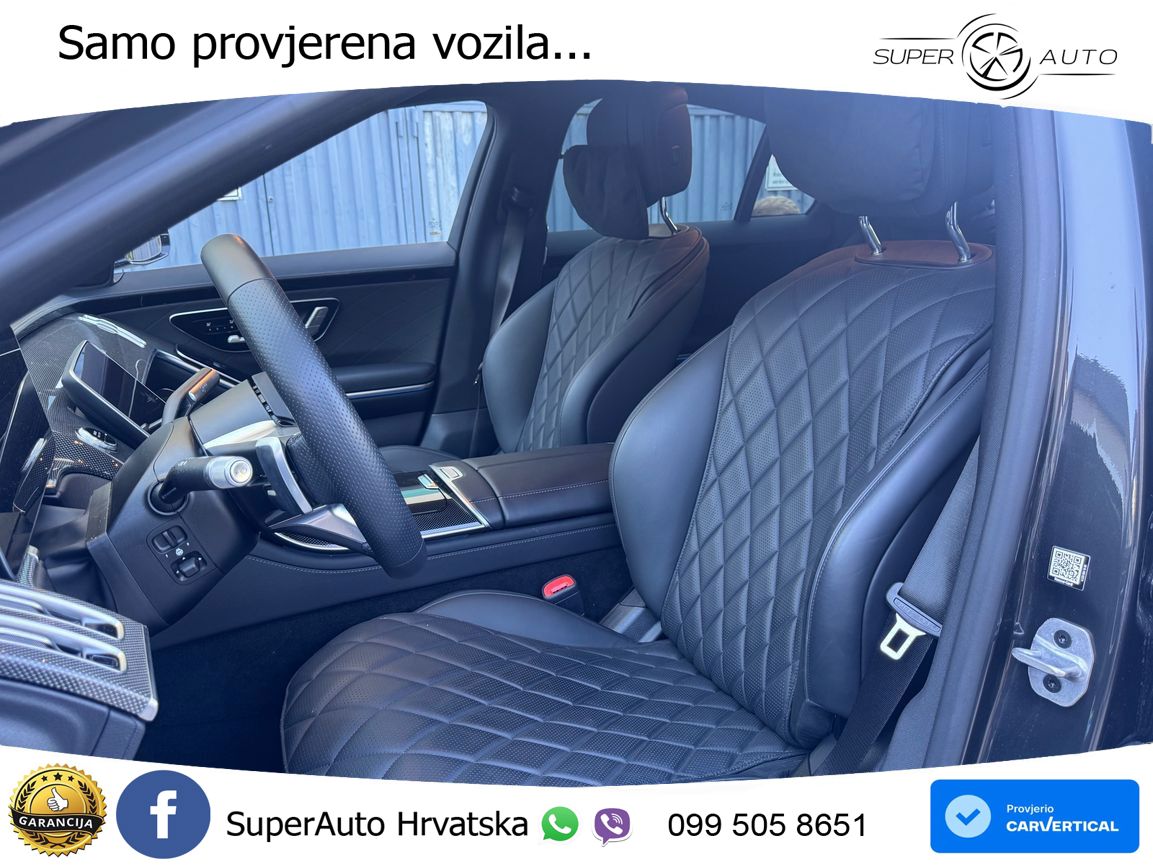 Mercedes S 450e (408 KS) 9G-TRONIC AMG ZRAČNI+ACC+4xGR SJED+360