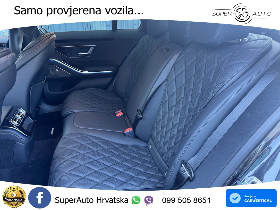 Mercedes S 450e (408 KS) 9G-TRONIC AMG ZRAČNI+ACC+4xGR SJED+360