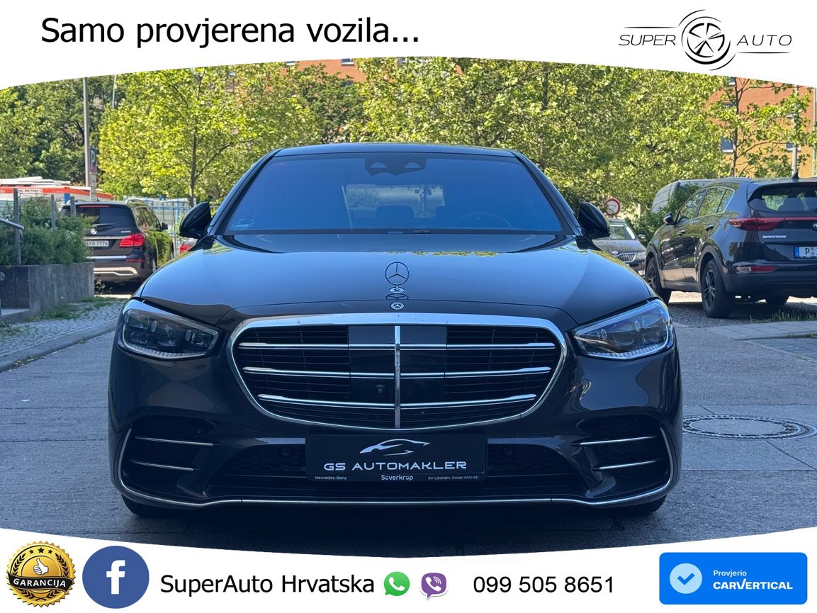 Mercedes S 450e (408 KS) 9G-TRONIC AMG ZRAČNI+ACC+4xGR SJED+360