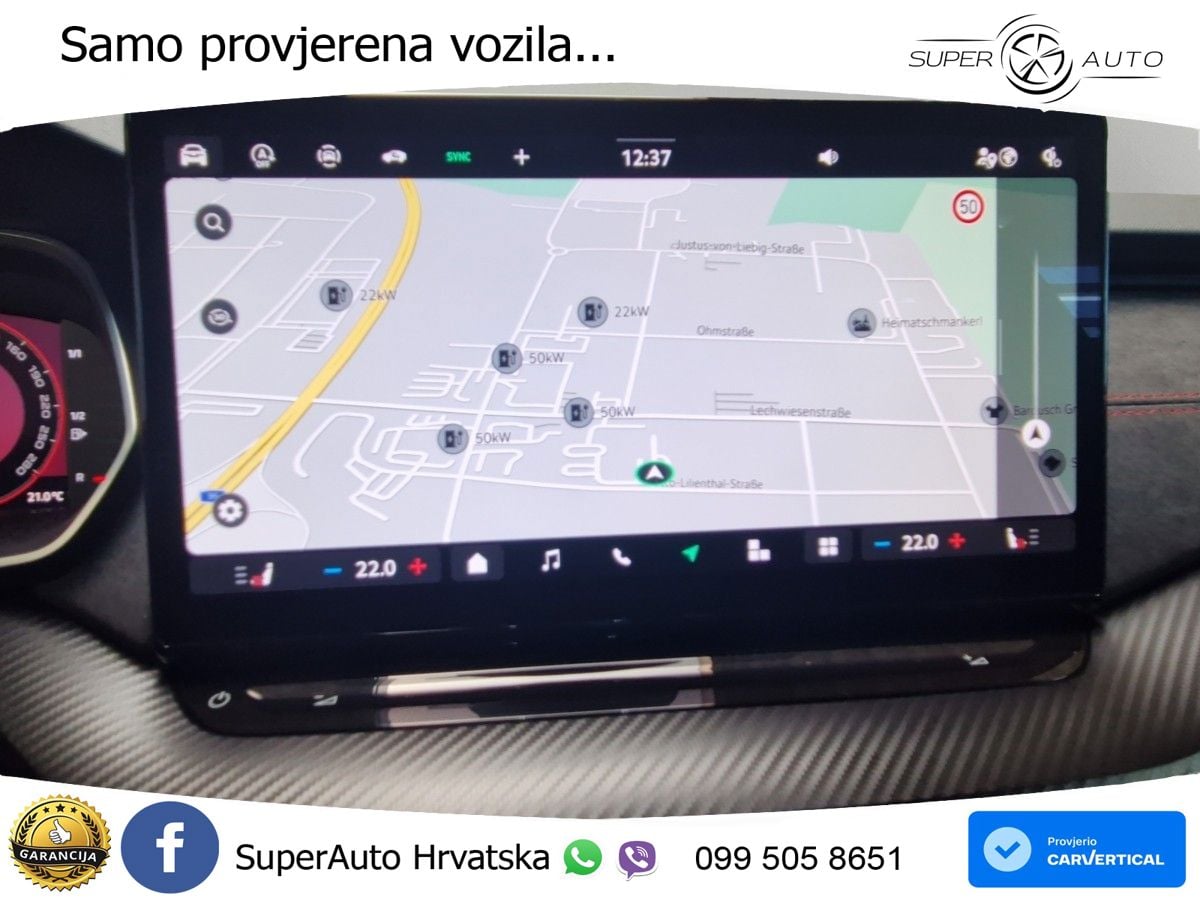 Škoda Octavia Combi RS 2.0 TSI (265 KS) DSG MATRIX+GR SJED+KAM