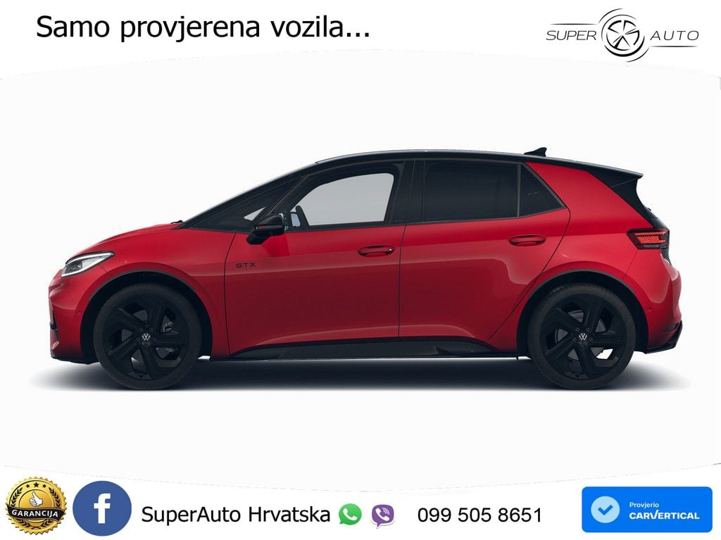 Volkswagen ID.3 GTX 84 kWh (286 KS)