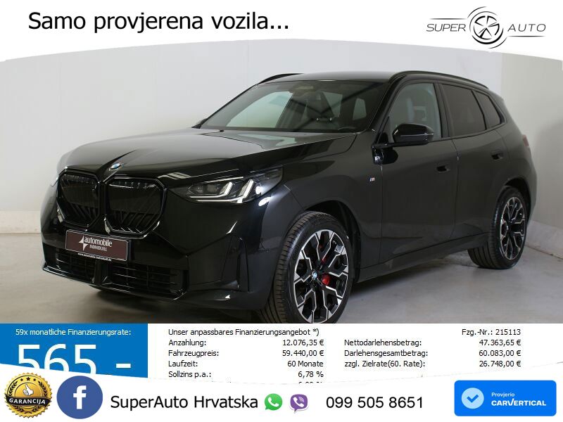 BMW X3 40d xDrive Steptronic M Sport LED+GR SJED+ACC