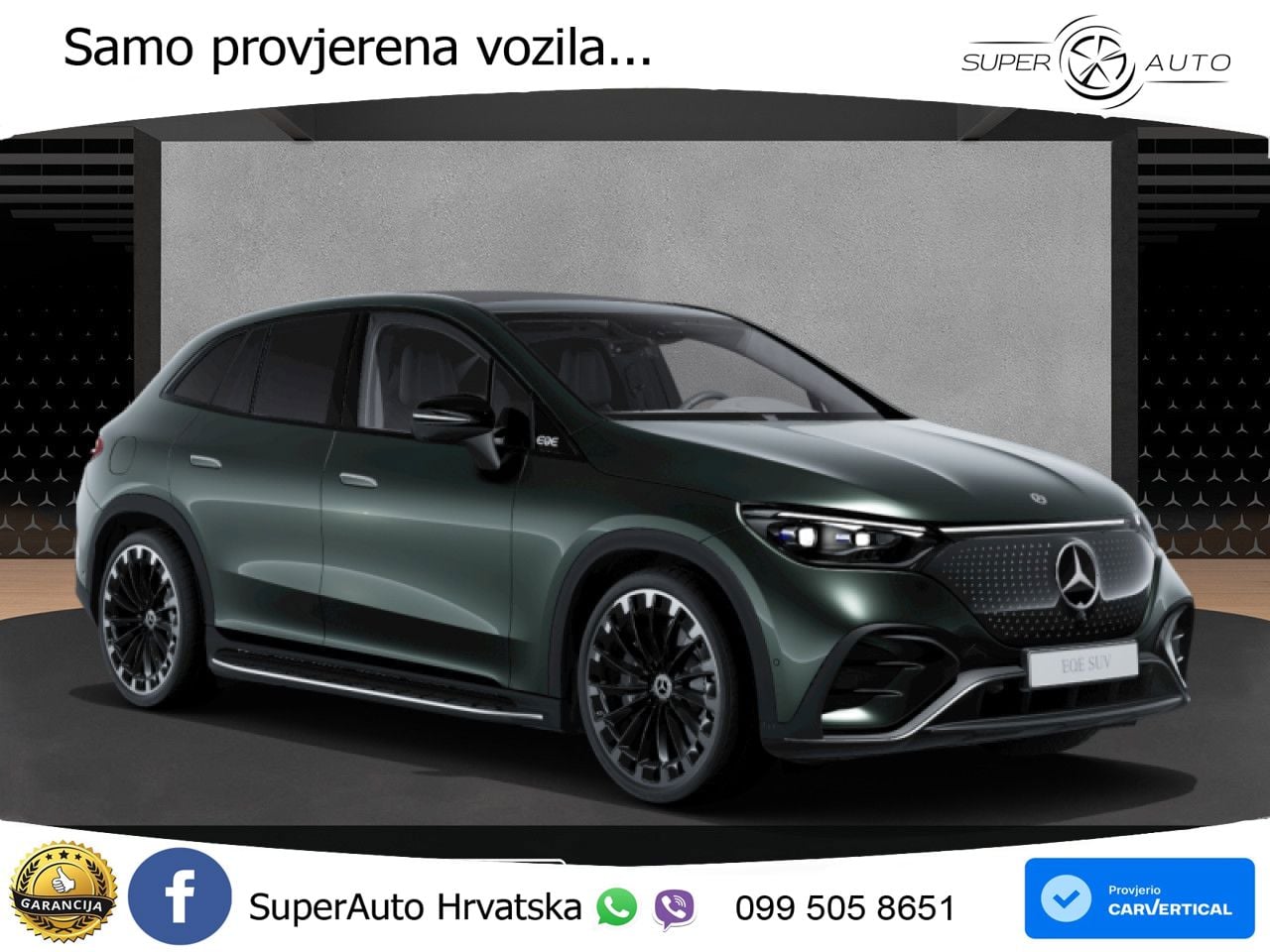 Mercedes EQE SUV 500 100 kWh (408 KS) 4MATIC AMG LED+GR SJED+ACC
