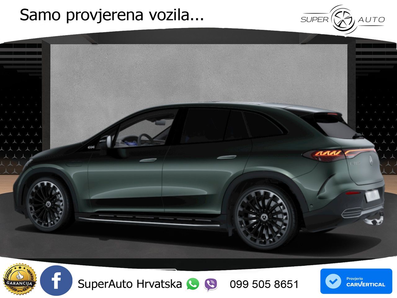 Mercedes EQE SUV 500 100 kWh (408 KS) 4MATIC AMG LED+GR SJED+ACC