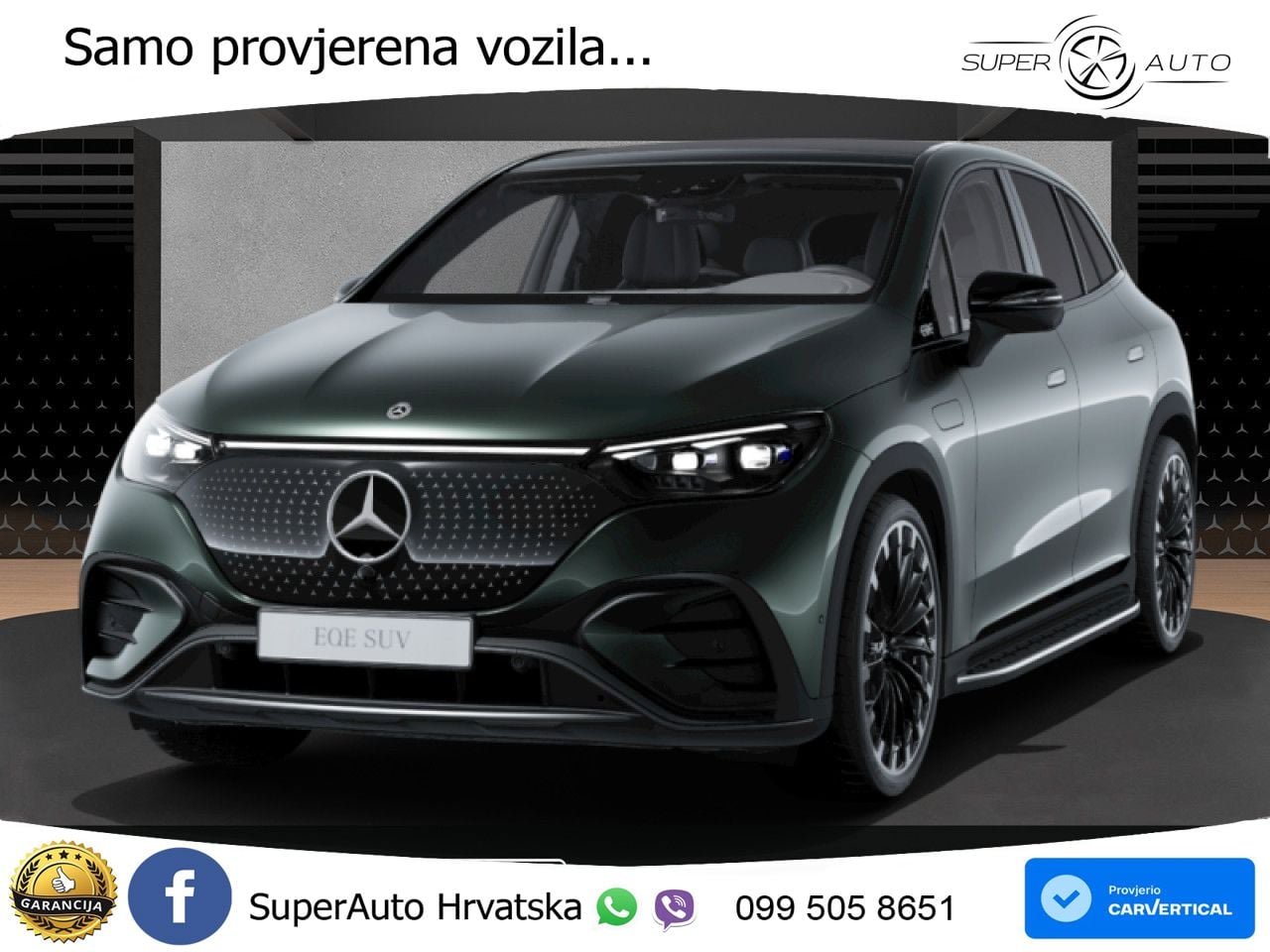 Mercedes EQE SUV 500 100 kWh (408 KS) 4MATIC AMG LED+GR SJED+ACC