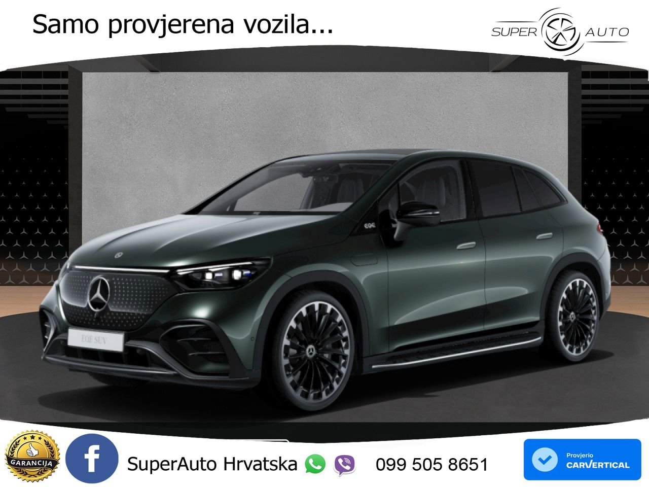 Mercedes EQE SUV 500 100 kWh (408 KS) 4MATIC AMG LED+GR SJED+ACC