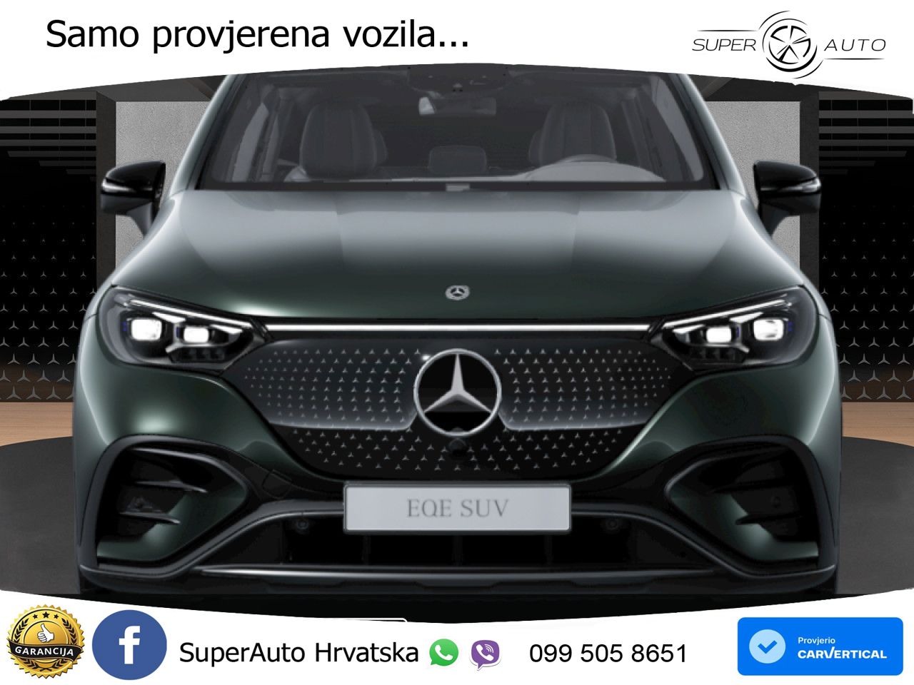 Mercedes EQE SUV 500 100 kWh (408 KS) 4MATIC AMG LED+GR SJED+ACC