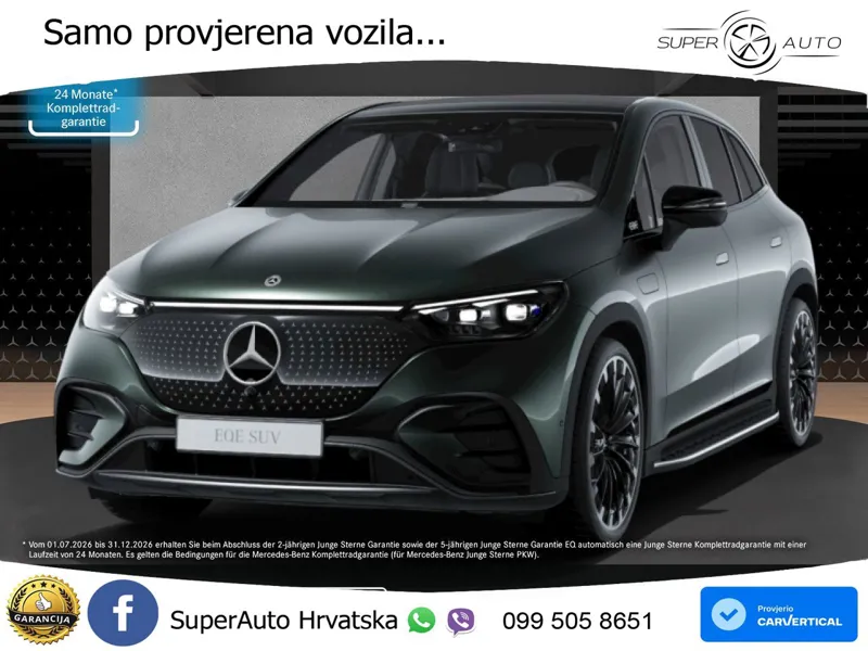 Mercedes EQE SUV 500 100 kWh (408 KS) 4MATIC AMG LED+GR SJED+ACC