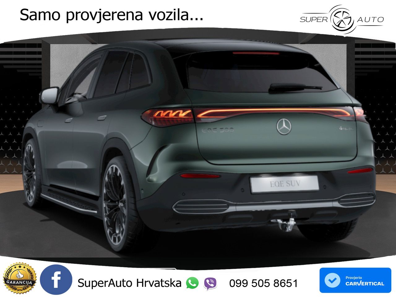 Mercedes EQE SUV 500 100 kWh (408 KS) 4MATIC AMG LED+GR SJED+ACC