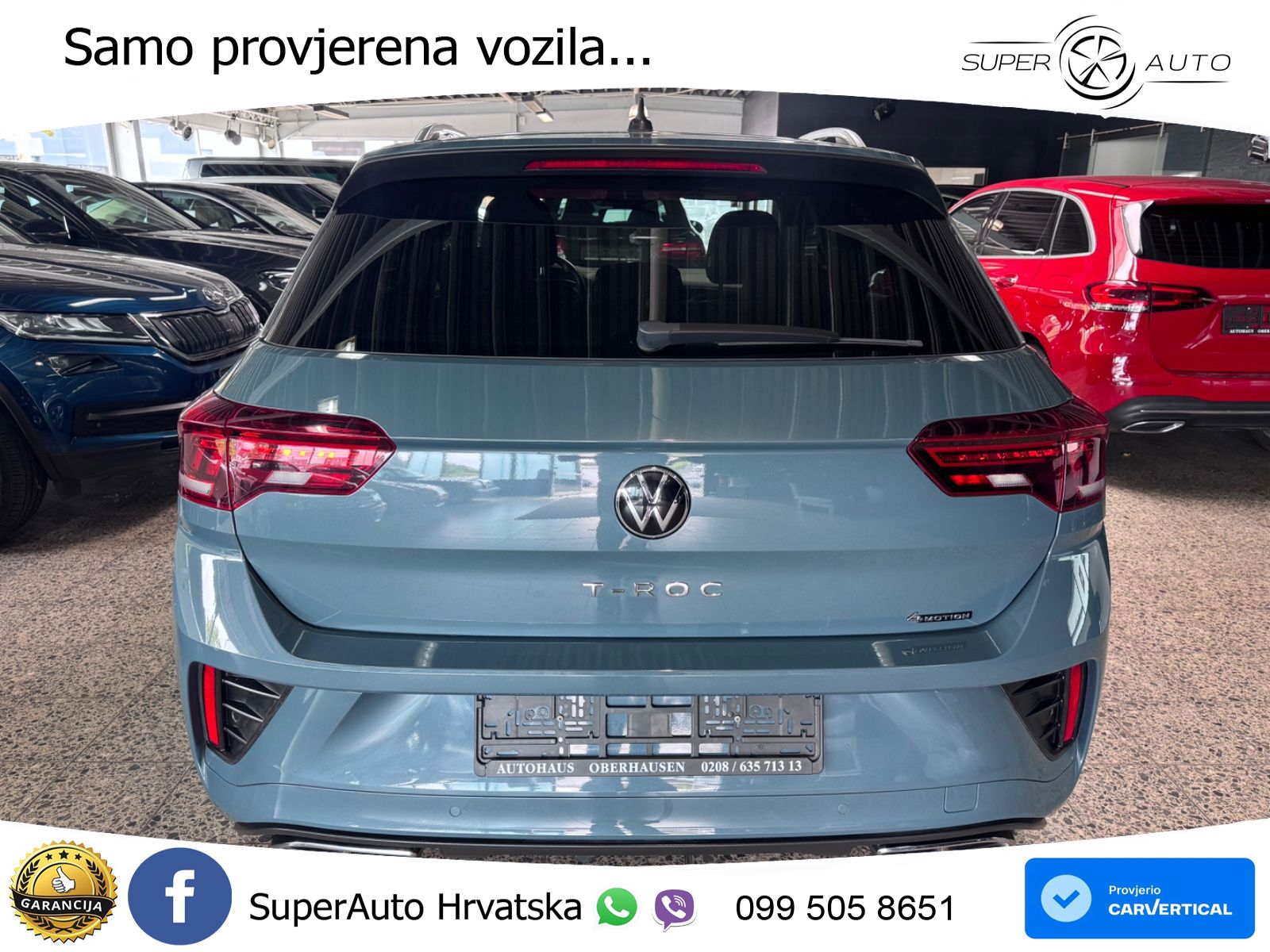 Volkswagen T-Roc I 2.0 TSI (190 KS) 4M DSG LED+GR SJED+ACC
