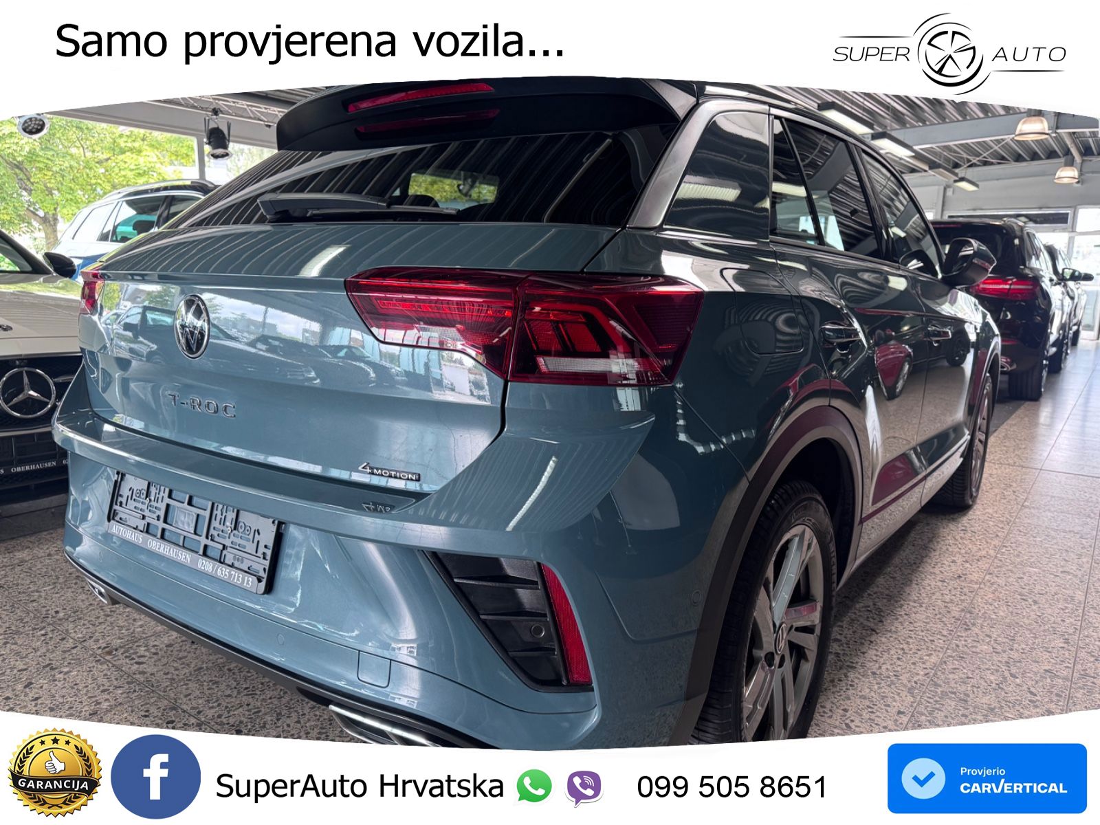 Volkswagen T-Roc I 2.0 TSI (190 KS) 4M DSG LED+GR SJED+ACC