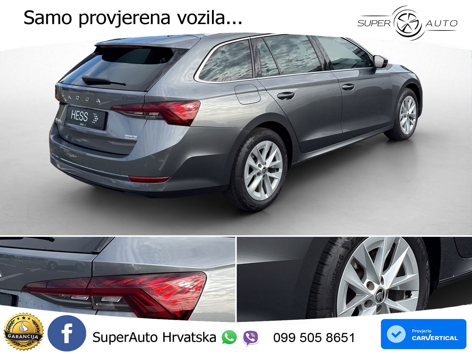 Škoda Octavia Combi 2.0 TDI (150 KS) DSG LED+GR SJED+ACC