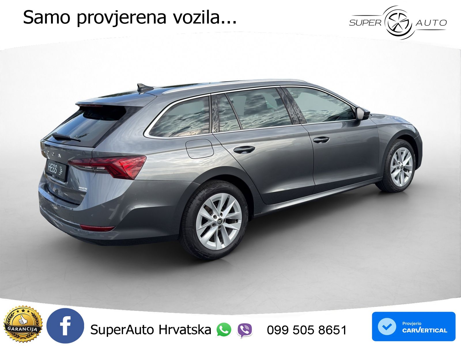 Škoda Octavia Combi 2.0 TDI (150 KS) DSG LED+GR SJED+ACC