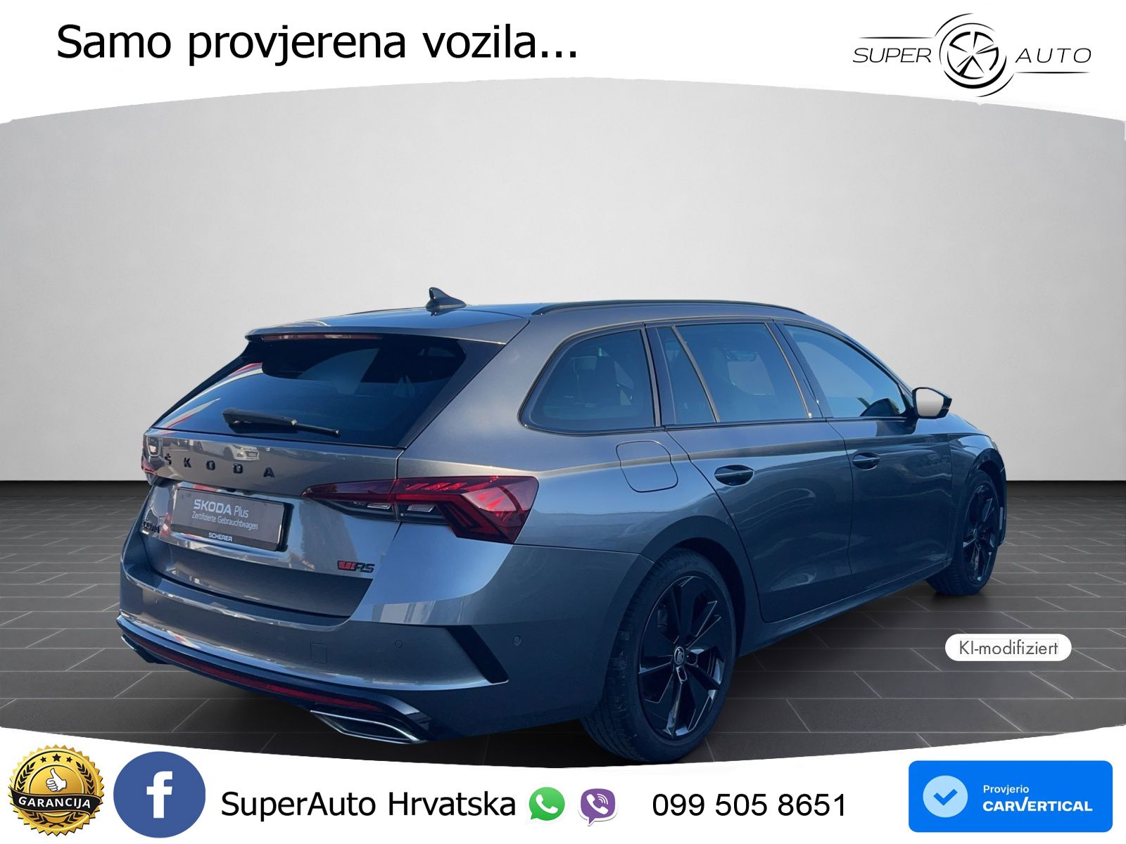 Škoda Octavia Combi RS 2.0 TDI (200 KS) DSG LED+GR SJED+ACC