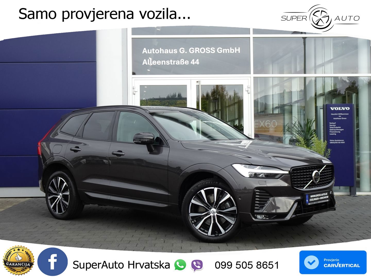 Volvo XC60 B5 Benzin AWD Geartronic ACC+HEAD+4xGR SJED+360+PANO