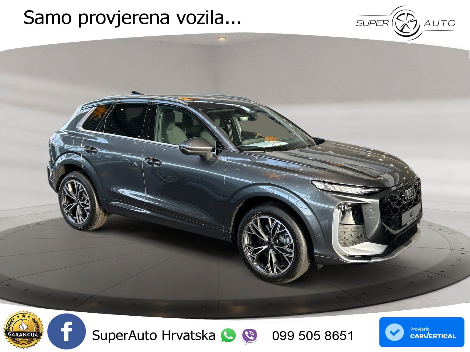 Audi Q3 1.5 TFSIe (272 KS) S tronic S line LED+GR SJED+ACC