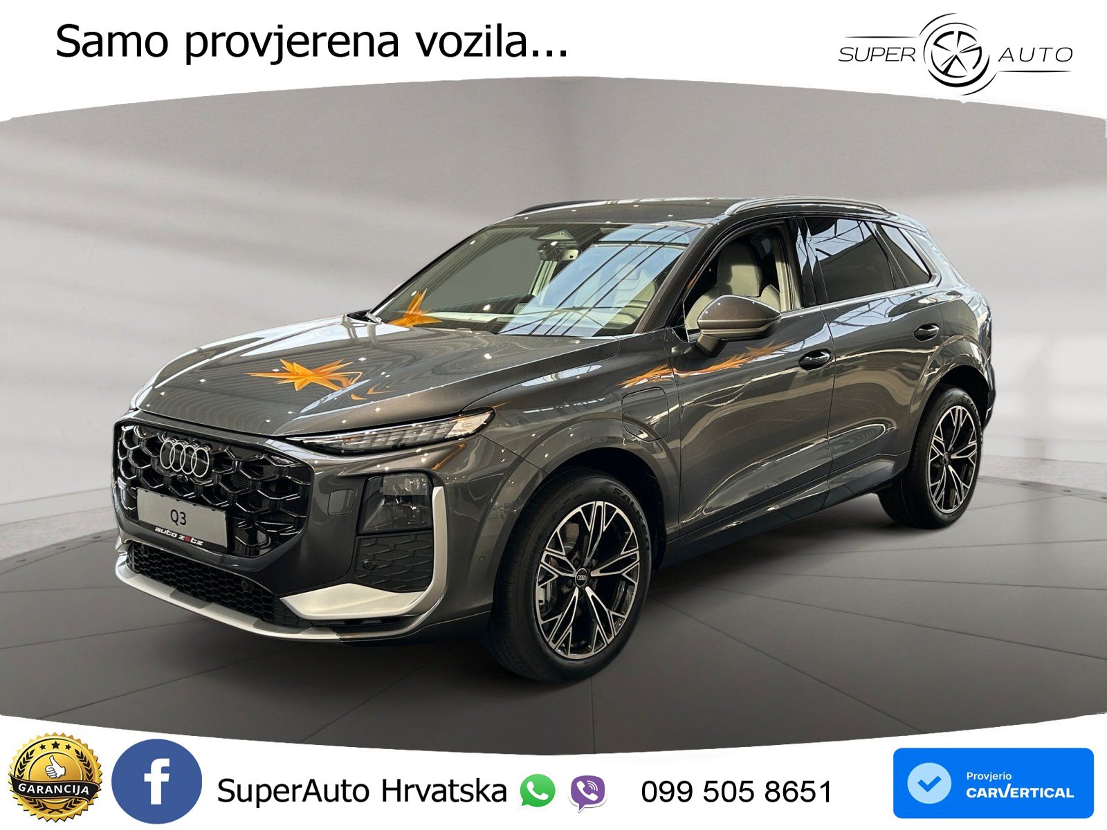Audi Q3 1.5 TFSIe (272 KS) S tronic S line LED+GR SJED+ACC